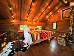Li'l Ranch - Natures Lovers Retreat TEXMEX Log home - hot tub
